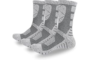 KOOOGEAR Walking Hiking Socks Womens Ladies Anti Blister Cushioned Thermal Sports Work Socks 3-7 Multipack Winter Thick Warm Cotton Non Slip Outdoor Trekking Athletic Socks