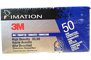 Imation 3,5 "disquetes 3 m IBM formato de alta densidad DS, HD 1.44 MB, Caja de 50
