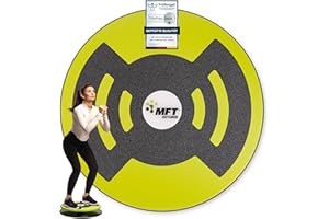 ‎MFT BODYTEAMWORK MFT Challenge Disc Classic Balance Board (made in Austria) stabil aus Holz mit rutschfestem Belag, Gleichgewichtstrainer zur Stärkung der Muskulatur, Koordination, Training, Prävention für jedes Alter