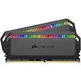 Corsair Dominator Platinum RGB Memoria 32GB DDR4 (PC4-28800) C18 1.35 V Ottimizzato per AMD Ryzen, 3600 MHz, 2 x 16 GB, Nero
