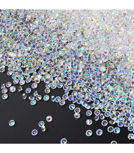 5000 Cristalli Decorativi Strass - 3/4/6/10 Mm, Trasparenti, Per Matrimoni E Feste - Foto 11