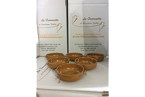 Le Terrecotte di Cassiano Fabio Set 6 tegamini cm 13 da Forno