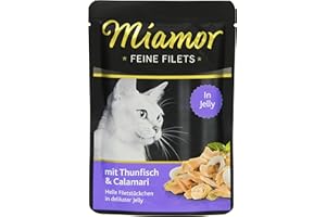 MIAMOR Filetitos Atun-Calamares Gel Sobre 24x100g