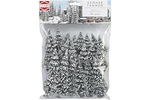 Busch - Árbol para modelismo ferroviario H0 (14x2x2 cm) , Modelos/colores Surtidos, 1 Unidad