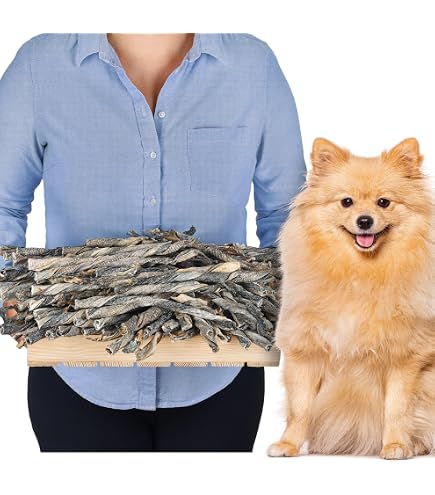 Dorschhuid Ringen – 1 Kg (ca. 19-24 Stuks) – 100% Natuurlijke Kabeljauwhuid – Luchtgedroogd – Graanvrij – Vetarm – Hypoallergeen – Goed Voor Tandgezondheid – Ideale Kauwsnack Voor Honden