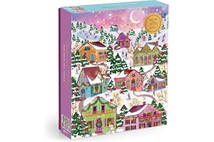 Joy Laforme Snowcap Village 1000 Piece Foil Puzzle