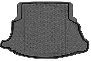 MOTOS Kofferraumwanne Kofferraummatte passt für Nissan Almera II N16 2000-2006 Kompletter Schutz für Ihr Auto bei Allen Wetterbedingungen mit perfekt passenden kofferraummatten