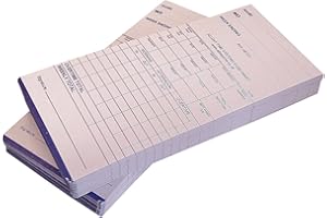 QuickClocks Weekly Clocking in Cards (Pack 1000 Cards) for QuickClocks QC500 and QC400N Clocking in Machines