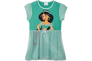 Disney Pijama Niña, Camisones para Niña de Las Princesas Ariel Cenicienta Bella Jasmine, Rapunzel, Frozen, Encanto, Camisón Niña Princesa Ropa para Niñas 2-14 Años