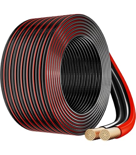 WindyNation 4 Gauge Inverter Cable Kit - 20 Ft For Car, RV, Solar & Marine