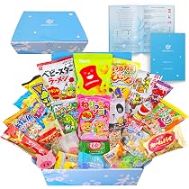 Japanese Snacks & Candy Box & English Pamphlet 30 x Dagashi Sweets ...