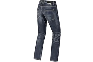 SPIDI, J-Tracker, Pantaloni Moto Uomo con Protezioni, Vestibilità Slim, Jeans Moto Pratici ed Elasticizzati
