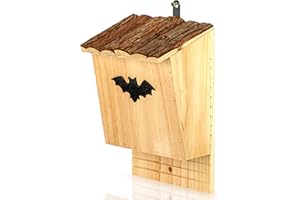 Boîte à Chauves-Souris en Bois de pin - entièrement assemblée et Non traitée : Maison de Chauve-Souris | Grotte de Chauve-Souris | Nid de Chauve-Souris
