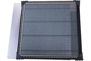GIVIHGETI Laser Wabentisch 400mm x 400mm Arbeitstisch für für Schnelle Wärmeableitung und Desktop-Schutz, Laser Graviermaschine Zubehör Honeycomb 15.7 x15.7 zoll für Laserschneider und Laser Gravierer