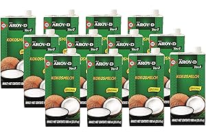 Lait de coco Aroy-D 12 x 1L (avec E435)