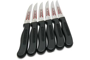 NEUSTANLO RÖR vespermesser 6 couteau universel#10127 noir brotzeitmesser couteau à viande (couverts)