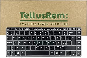 TELLUSREM Teclado de respuesto Español retroiluminado para HP 840 G1, 845 G1, 850 G1, 840 G2, 845 G2, 850 G2