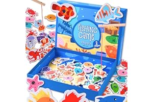 Jaques of London Magnetic Fishing Game For Kids | Educational Game for Toddlers | Toys for 2 3 4 year old boy and girls | Games for Preschoolers