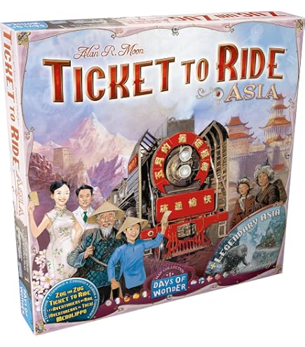 Ride The Rails: Australia & Canada Board Game Expansion - Adds 2 New Maps For 3-5 Players - View #5