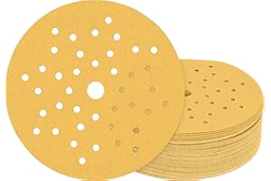 Bosch Accessories 50x Lijas Expert C470 multiperforados (para Madera dura, Pintura sobre madera, Ø 125 mm, grano 180, accesorios Lijadora excéntrica)