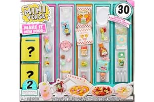 MGA'S MINIVERSE Miniverse Make It Mini Food Multipack di MGA - Gioco alimentare fai-da-te con luce UV, ingredienti alimentari replicati e giochi in resina - non edibile - Età 8+ anni