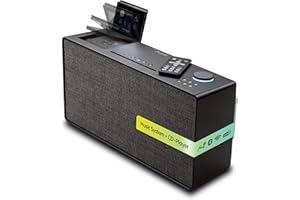 Pure Evoke-Home-Blk Radio Internetowe, Czarny, 100 W