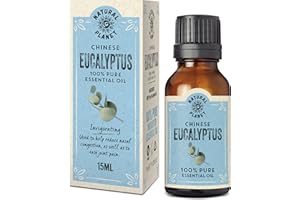 Natural Planet Eucalyptus Essential Oil 15ML Natural 100% Pure & Undiluted Therapeutic Grade, Cruelty Free