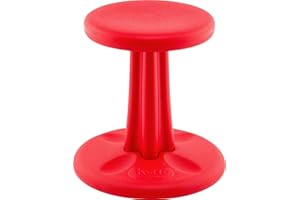 KORE DESIGN LLC Kore Wobble Chair - Flexible Classroom, Primary School Stool - Made in the USA - Active Sitting for Kids