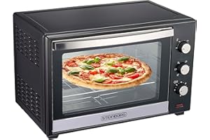 Steinborg Mini piekarnik 60 litrów obrotowy | piec do pizzy | piec autonomiczny