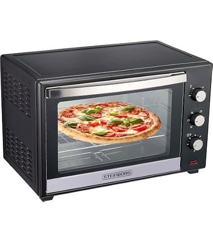 Four Multifonction Chaleur Tournante 60 Litres KC-FOUR60 - 2200W - Thermostat 230°C - Avec Tournebroche - 8