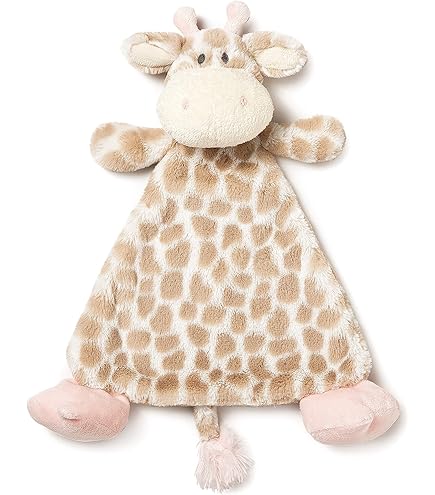 DEMDACO Wendy Unicorn Plush Rattle Blankie - Rose Pink Children's Comfort Toy