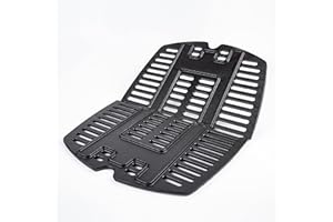 LOKHING 7644 44CM Grille de Cuisson Accessoires pour Weber Q100 Q120 Q1000 Q1200 Q1400 Series, Fonte Grille à Gaz pièces de Rechange, Paquet 2