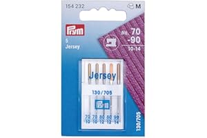 Prym - Jersey (70-90) Cucire Macchina Aghi - 5 Aghi