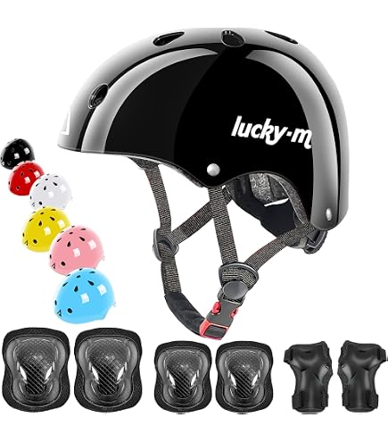 Set De Protections Enfant Coudières Et Genouillères Justice Sport, Motifs Smiley, à Partir De 5 Ans