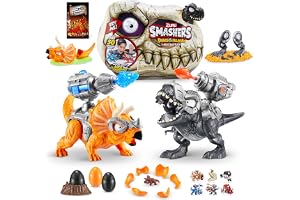 ZURU SMASHERS Dino Island T-Rex Battle 74102B Lekset, Flerfärgad, Flera delar