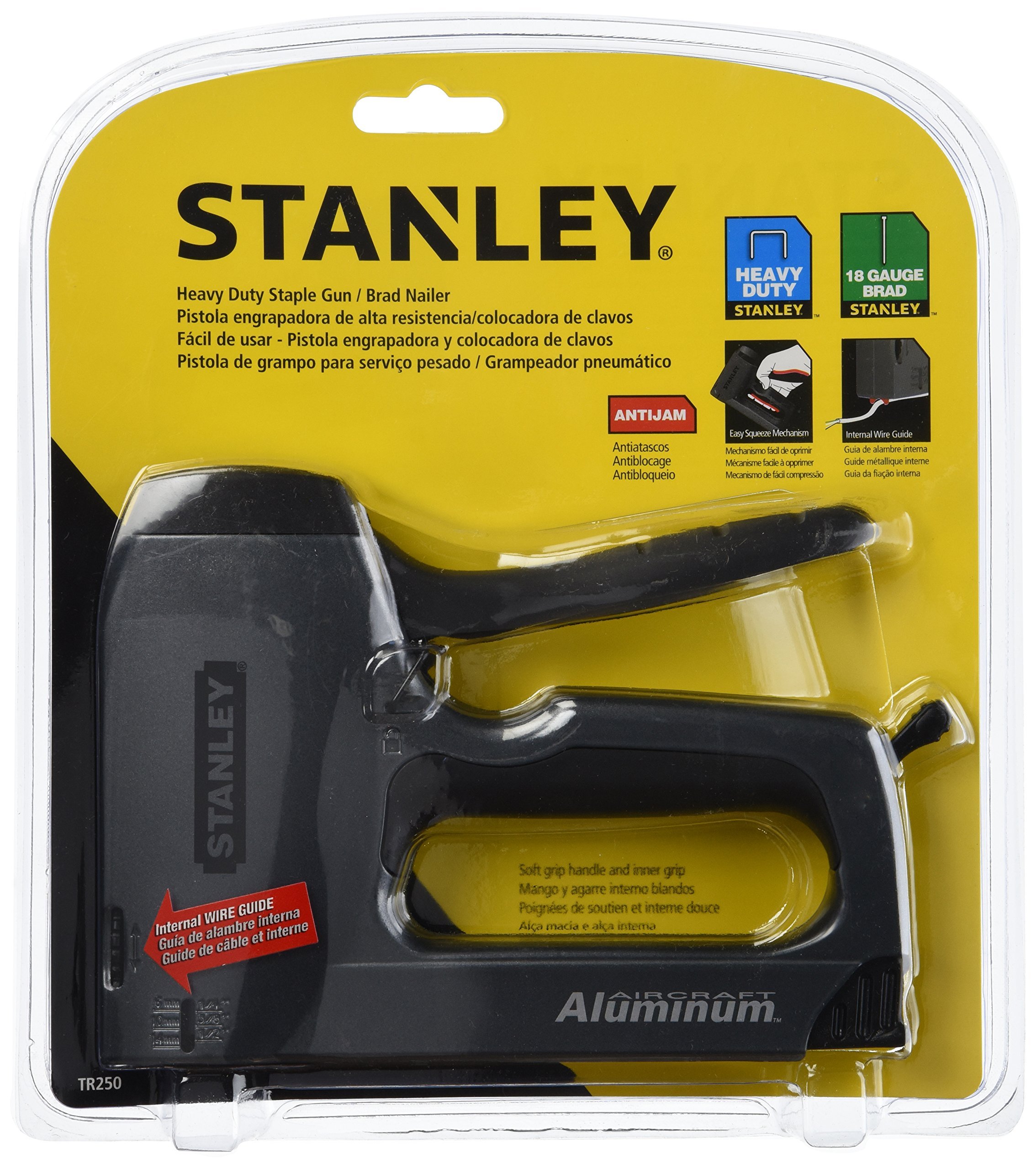 STANLEY Heavy Duty Staple Gun/Brad Nailer, 0TR250 colleges.co.uk