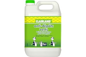 CLAIRLAND Bidon Anti-DépÃŽts Verts Toitures et Terrasses, Dallages, Murs, Solution prête à l'emploi pour pulvérisateur, 5 L, CLAIRMOUS5000, Vert