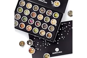 ‎ZAUBER DER GEWÜRZE Zauber des Tees | Tee-Adventskalender 2024 | Weihnachtskalender mit 24 besonderen Tees, handgefertigt, in edler Magnet-Geschenkbox | Tee Geschenkset für Teeliebhaber