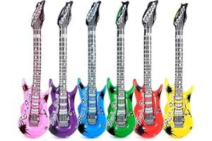 SUNMONDO Lot de 6 guitares gonflables de 100 cm