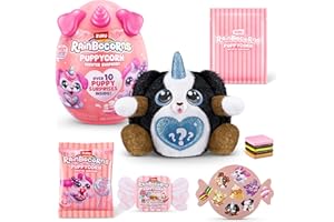 Rainbocorns ZURU Puppycorn Scent Surprise di ZURU Scatola da scoprire con morbido peluche, cucciolo profumato per bambine, slime (Shepherd)
