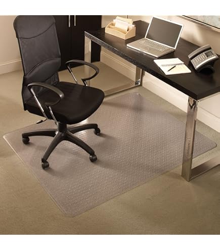 Office Chair Mat For High Pile Carpet ES Robbins Extra High Pile