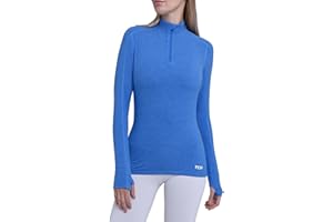 TCA Fusion T-Shirt de Sport et Running Léger Tee-Shirt Manches Longues Quickdry avec Fermeture Éclair Mi-Poitrine pour Femme