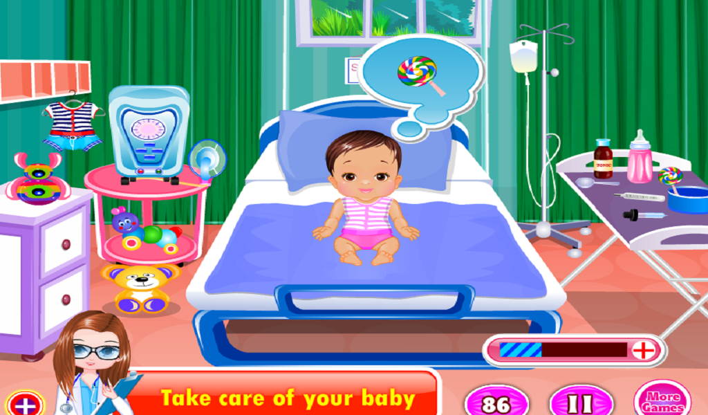 Baby at Doctor Games for girls Amazon.co.uk Apps & Games