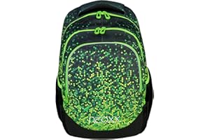 neoxx Fly Schulrucksack - Rucksack für die Schule, leichter Schulranzen als recycelten PET-Flaschen, Schultasche für Mädchen und Jungen