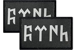 ZETTMANN® [ 2 Stück ] Türkische Flagge Aufnäher mit Klettverschluss als Patch I für T-Shirt Jacke Pullover Türkische Fahne Bayrak Asker Bozkurt Zeichen Camouflage ca. 8 x 5cm (Göktürk Schwarz)