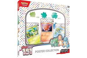 Pokémon TCG: Scarlet & Violet—151 Poster Collection (3 Boosters & 3 Foil Promo Cards)