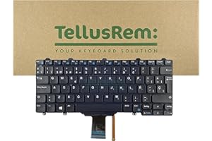 TELLUSREM Teclado de respuesto Español retroiluminado para DELL Latitude E7250. Latitude E5250, Latitude E5270