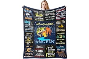 ‎JINMAPLE Jinmaple Angeln, Fishing, Geschenke für Angler, Angeln Geschenke, Geschenk für Angler Geschenke für Männer, Geschenke Fishing, Angel Geschenke für Männer Decke 150x130CM