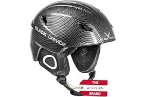 ‎BLACK CREVICE Black Crevice Skihelm Kitzbühel I Ski-Helm in sportlichem Design I Skihelm Herren & Damen I Skihelm aus Polycarbonat I Atmungsaktiver Ski-Helm I Größenverstellbar