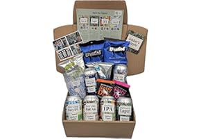 Jiddler's Tipple Craft Beer & Snacks Gift Hamper for Men - The Ultimate Birthday Present - The Best Dad Gifts & Husband Gift Basket - 14 Pack Gift Hamper Basket